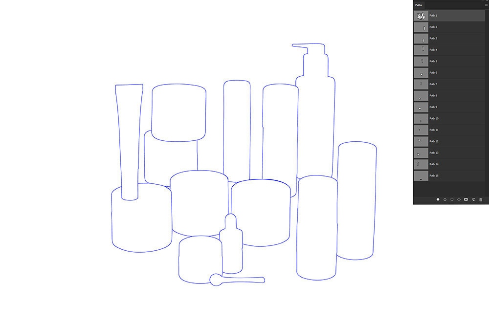 multiple clipping path